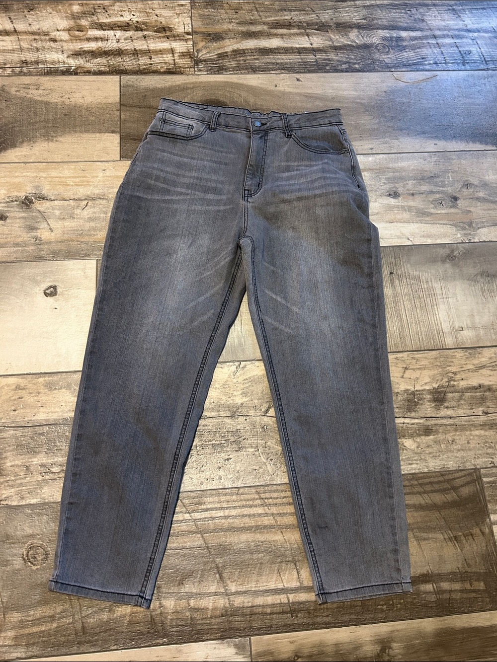 Women’s Gemma Ray Classic High-Rise Women’s Jeans in Washed Gray size 13